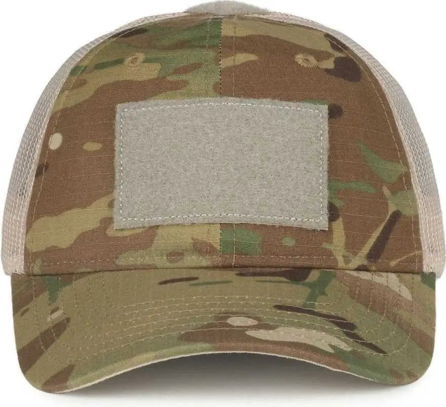 OC Sports RC-01U Loop Patch Cap - Multicam Khaki - Multi-Colored / 6 7/8’’ - 7 1/2’’