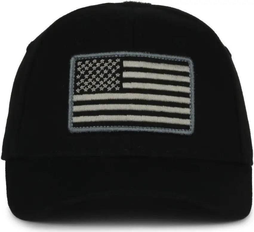 OC Sports RCA-01 Fleece Lined Crown Cap - Black - Black / 6 7/8’’ - 7 1/2’’