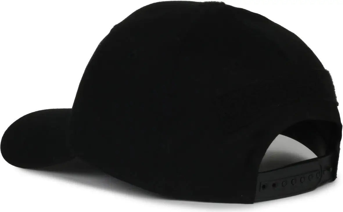 OC Sports RCA-01 Fleece Lined Crown Cap - Black - Black / 6 7/8’’ - 7 1/2’’