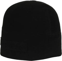 OC Sports RCB-01 Loop Patch Polyester Fleece Beanie - Black - Black / 6 7/8’’ - 7 1/2’’