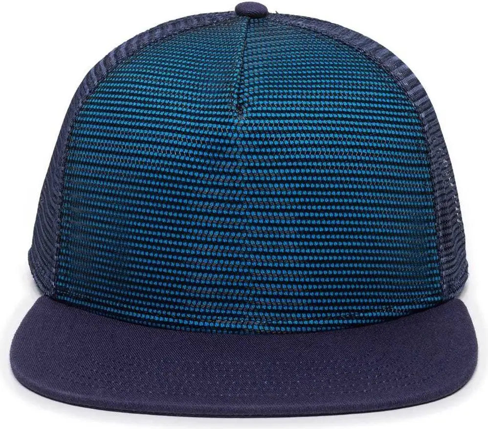 OC Sports REDL108 Mesh Overlay Cap - Blue Navy Navy - Navy / 6 7/8’’ - 7 1/2’’