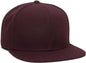 OC Sports REDLBL101 Adjustable Flat Bill Heathered Cap - Dark Wine - Maroon / 6 7/8’’ - 7 1/2’’