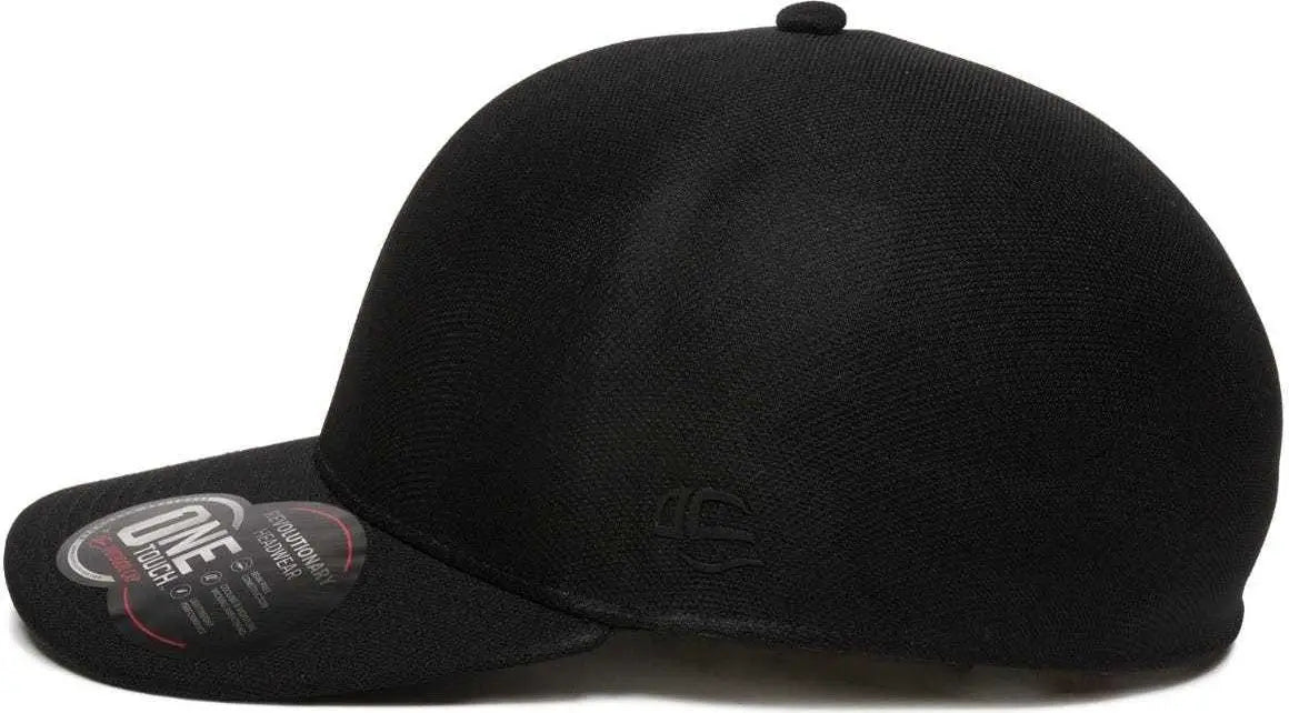 OC Sports REEVO Flexible Fitting Cap - Black