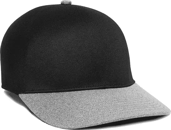 OC Sports REEVO Flexible Fitting Cap - Black Heathered Grey - Black Gray / 7’’ - 7 3/8’’