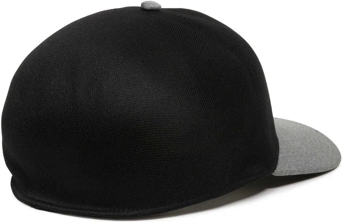 OC Sports REEVO Flexible Fitting Cap - Black Heathered Grey