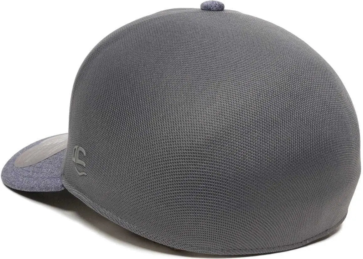 OC Sports REEVO Flexible Fitting Cap - Graphite Heathered Navy