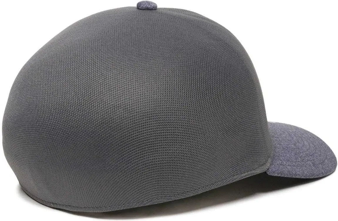 OC Sports REEVO Flexible Fitting Cap - Graphite Heathered Navy
