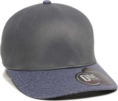 OC Sports REEVO Flexible Fitting Cap - Graphite Heathered Navy - Dark Gray Navy / 7’’ - 7 3/8’’