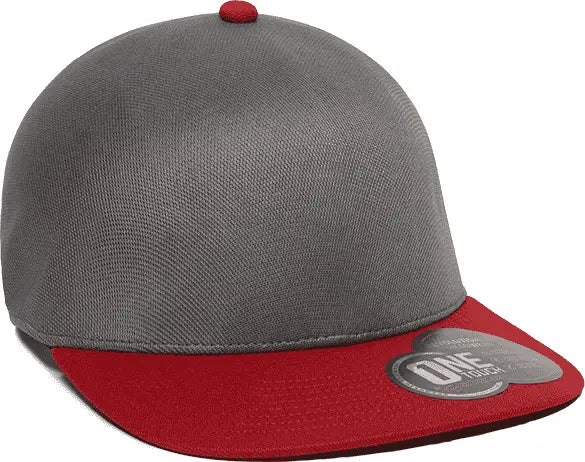 OC Sports REEVO Flexible Fitting Cap - Graphite Red - Dark Gray Red / 7’’ - 7 3/8’’