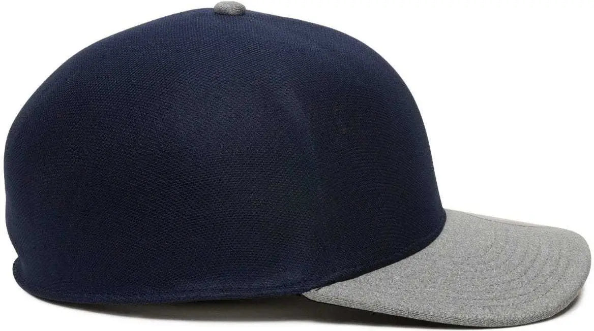 OC Sports REEVO Flexible Fitting Cap - Navy Heathered Grey