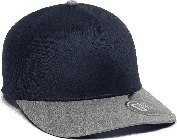 OC Sports REEVO Flexible Fitting Cap - Navy Heathered Grey - Navy Gray / 7’’ - 7 3/8’’