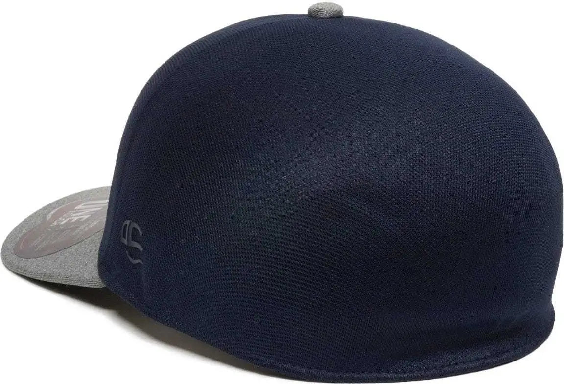 OC Sports REEVO Flexible Fitting Cap - Navy Heathered Grey