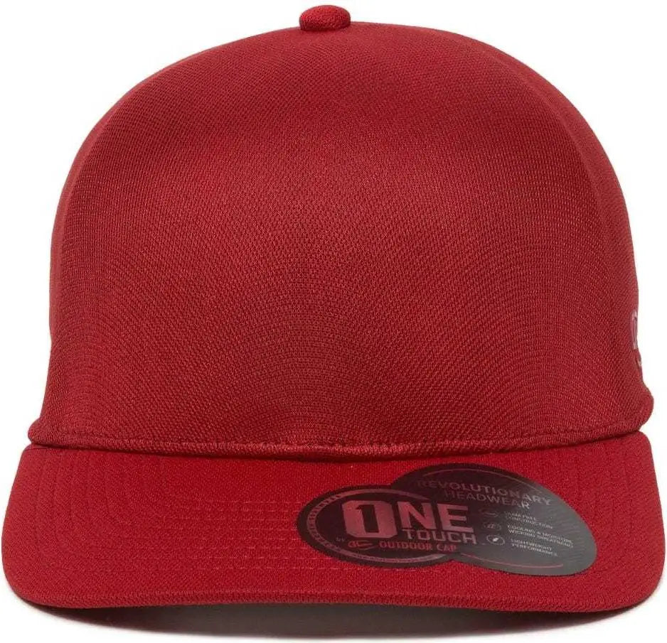 OC Sports REEVO Flexible Fitting Cap - Red