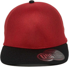 OC Sports REEVO Flexible Fitting Cap - Red Black