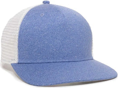 OC Sports RGR-100M Adjustable Mesh Back Cap - Heathered Blue White - Blue White / 6 7/8’’ - 7 1/2’’