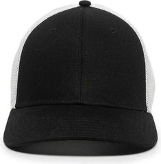 OC Sports RGR-360M Adjustable Mesh Back Cap - Black White - Black White / 6 7/8’’ - 7 1/2’’