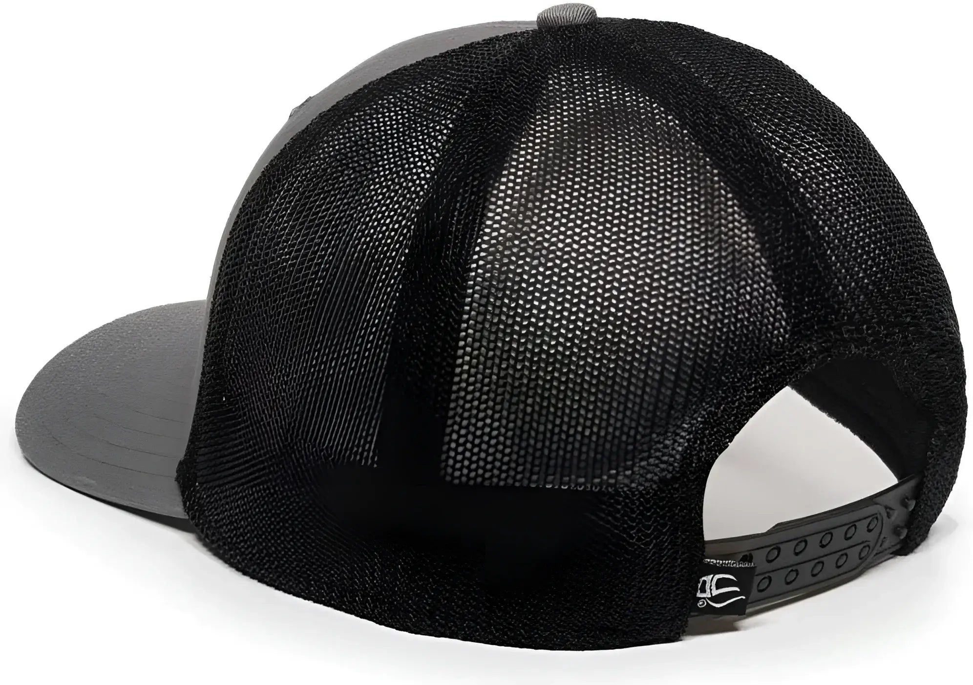 OC Sports RGR-360M Adjustable Mesh Back Cap - Grey Black - Gray Black / 6 7/8’’ - 7 1/2’’