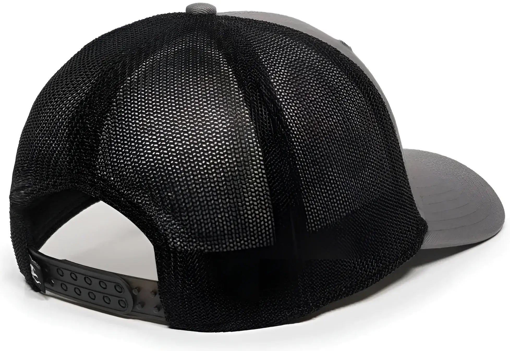 OC Sports RGR-360M Adjustable Mesh Back Cap - Grey Black - Gray Black / 6 7/8’’ - 7 1/2’’