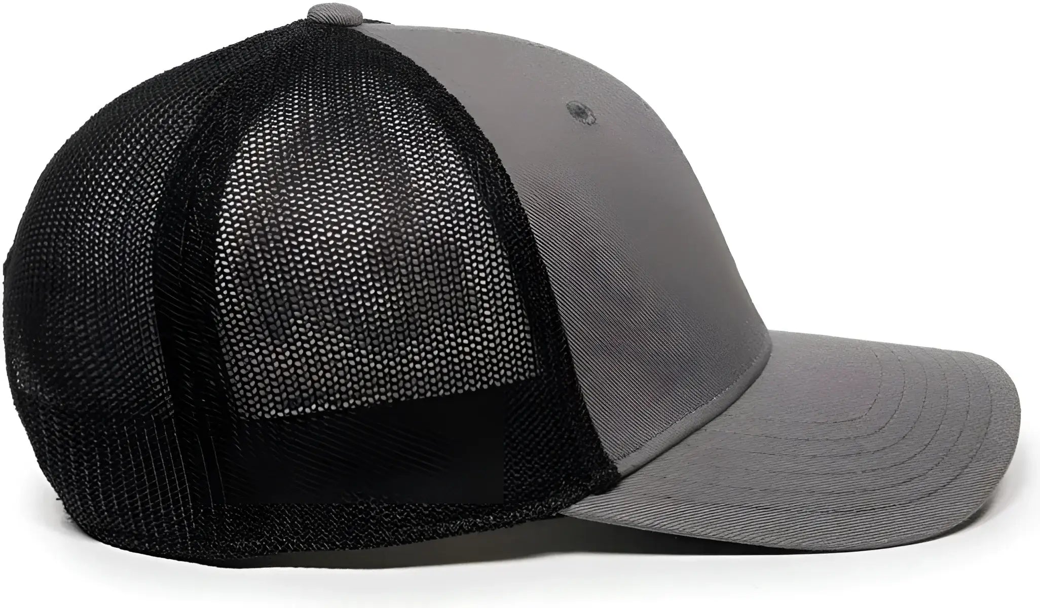 OC Sports RGR-360M Adjustable Mesh Back Cap - Grey Black - Gray Black / 6 7/8’’ - 7 1/2’’