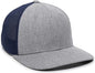 OC Sports RGR-360M Adjustable Mesh Back Cap - Heathered Gray Navy - Gray Navy / 6 7/8’’ - 7 1/2’’