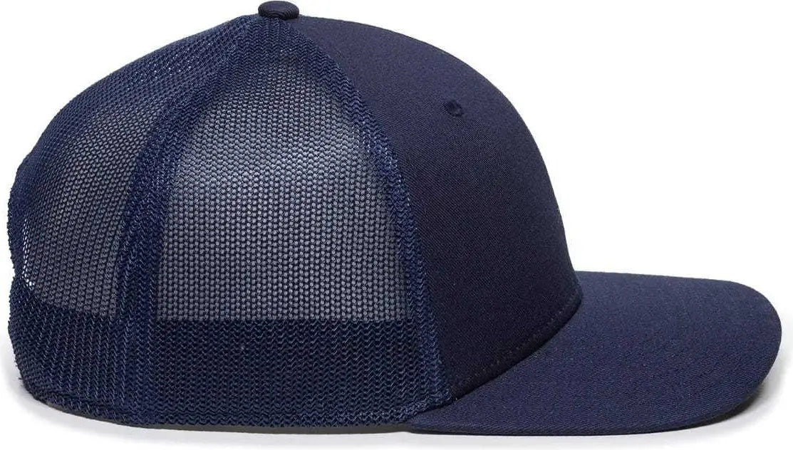 OC Sports RGR-360M Adjustable Mesh Back Cap - Navy Navy - Navy / 6 7/8’’ - 7 1/2’’