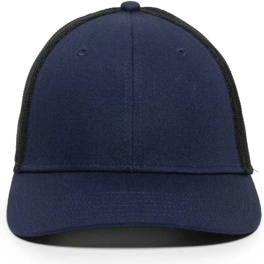 OC Sports RGR-360M Adjustable Mesh Back Cap - Navy Black - Navy Black / 6 7/8’’ - 7 1/2’’