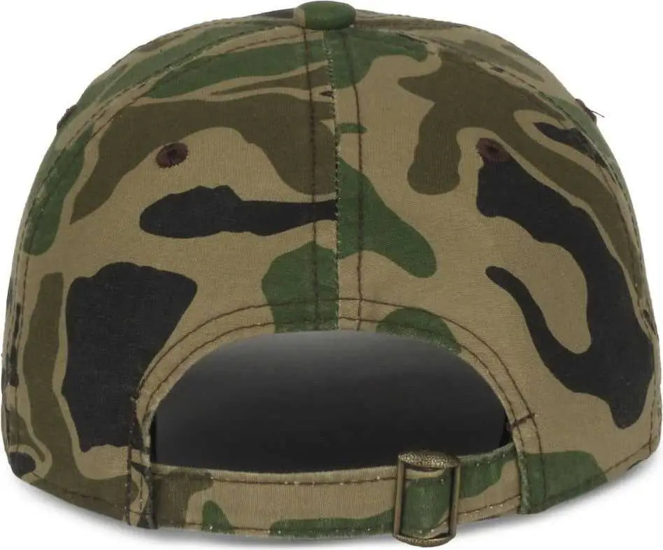 OC Sports RIVER01 Dark Classic Camo Cap - Generic Camo - Green / 6 7/8’’ - 7 1/2’’