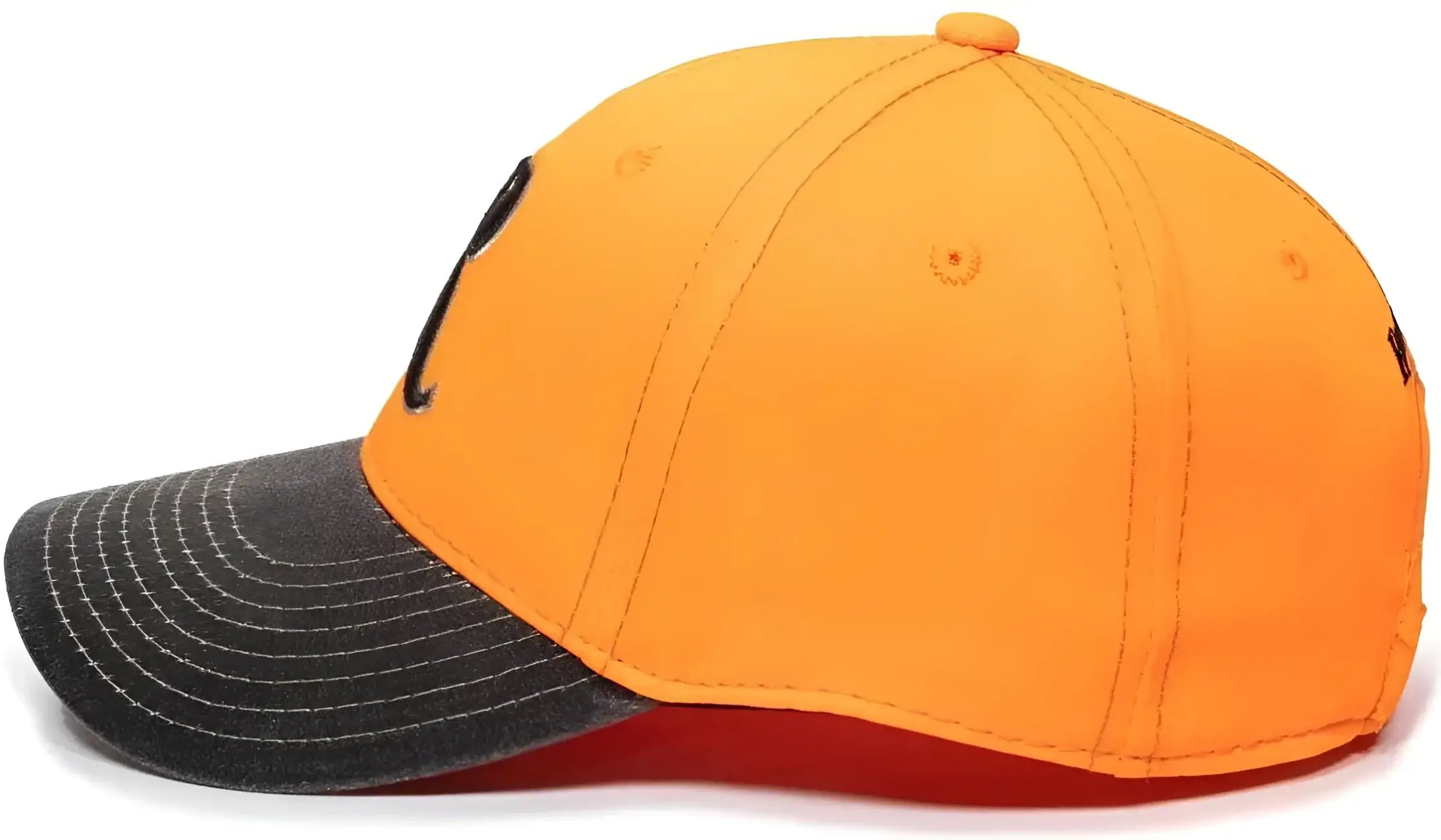OC Sports RM16A Remington Cap that is Easily Visible - Black Blaze - Black Blaze / 6 7/8’’ - 7 1/2’’