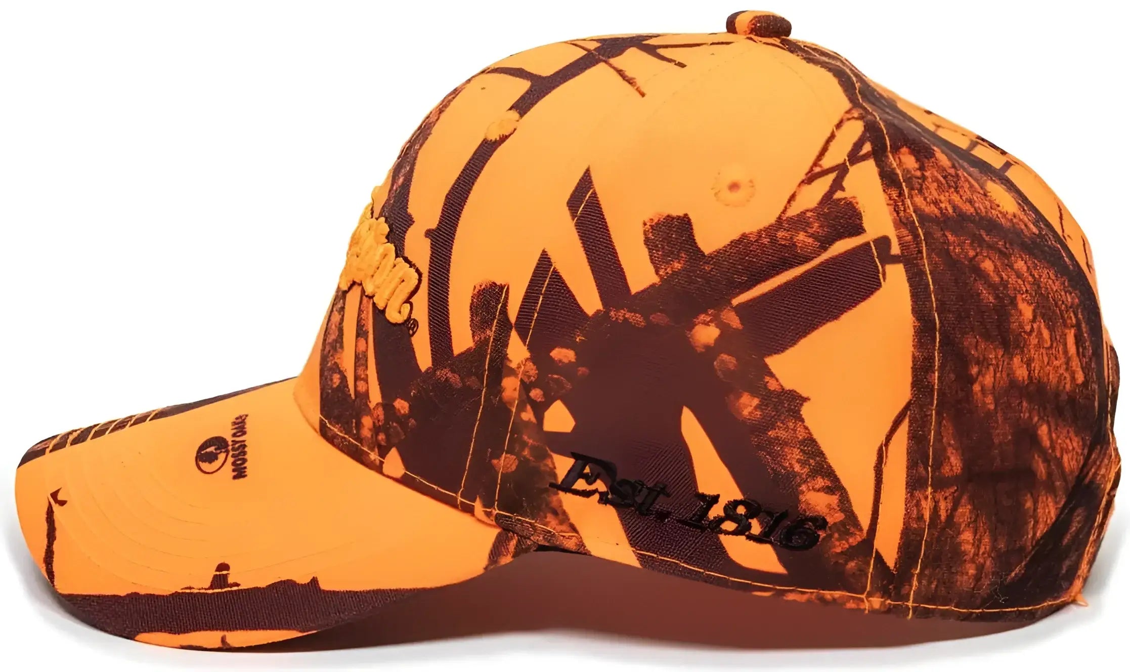 OC Sports RM46L Remington Cap that is Easily Visible - Mossy Oak Blaze - Mossy Oak Blaze / 6 7/8’’ - 7 1/2’’