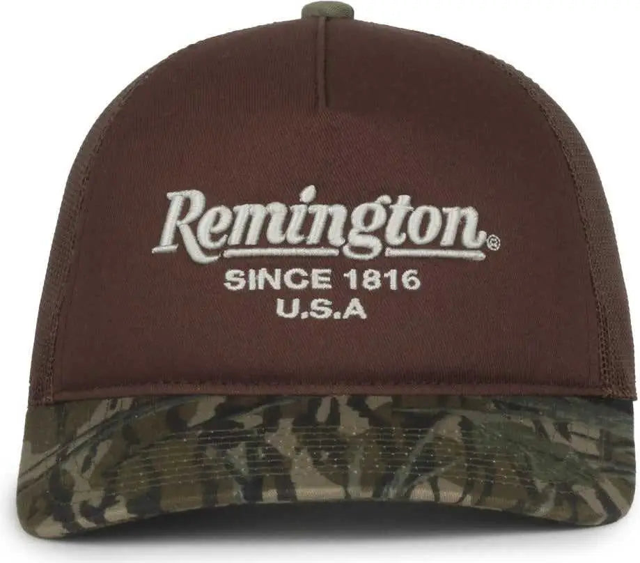 OC Sports RM62 Remington Series Cap - Brown Brown Mossy Oak Treestand - Mossy Oak / OSFM