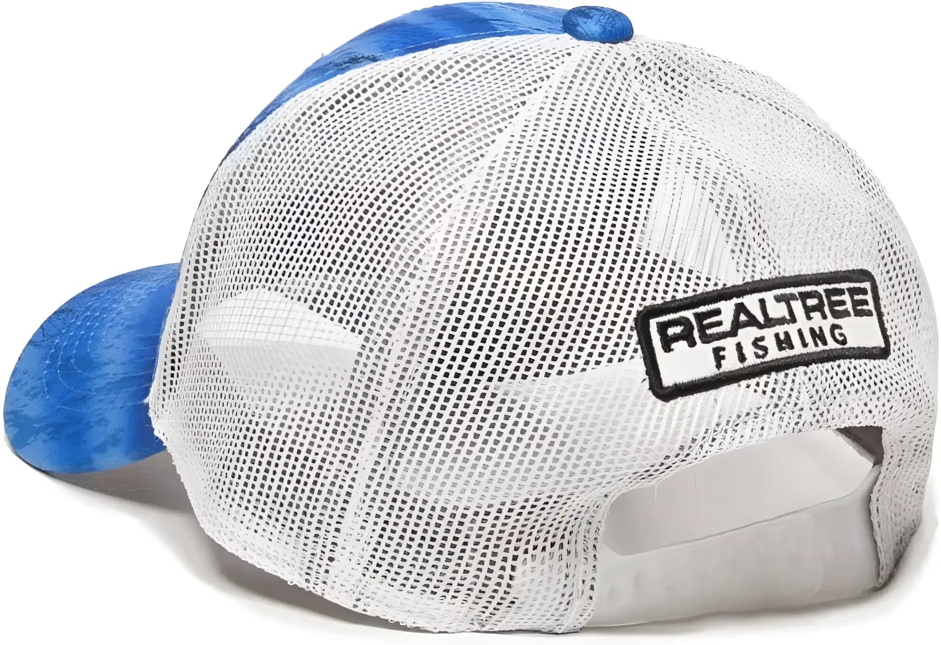 OC Sports RT06A Adjustable Mesh Back Cap - Realtree Fishing Light Blue White - Realtree Columbia Blue / 6 7/8’’ - 7