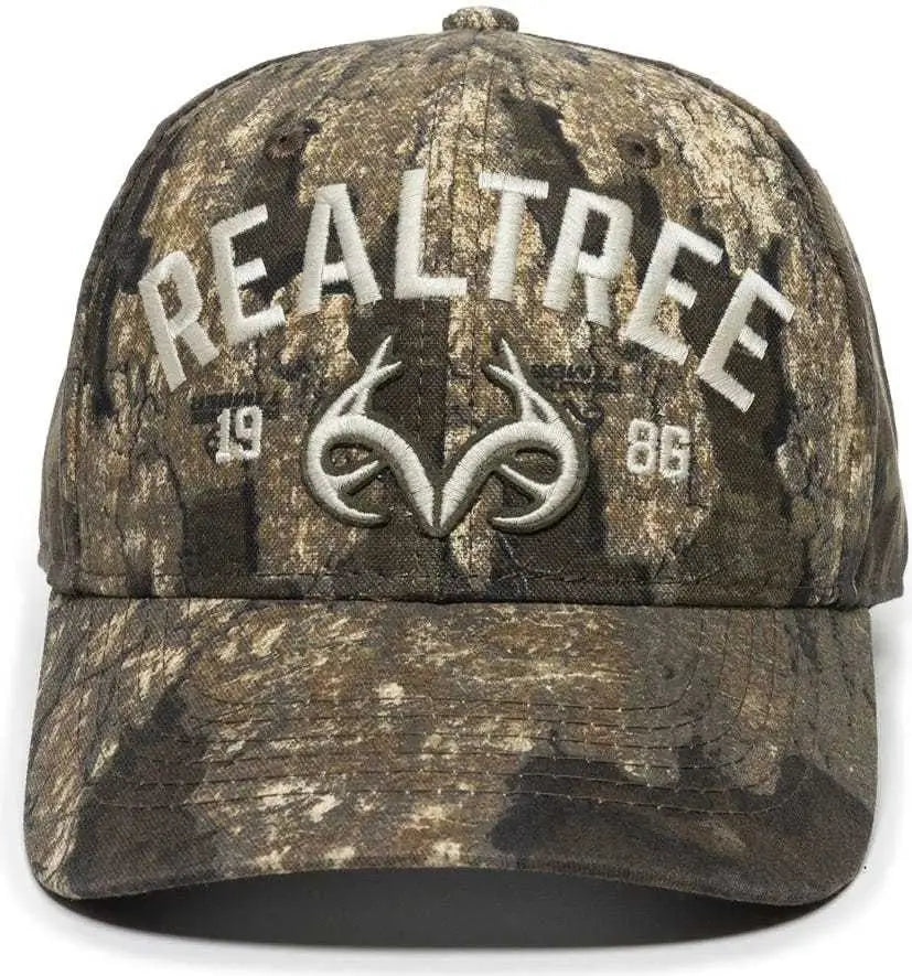 OC Sports RT23A Mid Crown Structered Cap - Realtree Timber - Realtree / 6 7/8’’ - 7 1/2’’