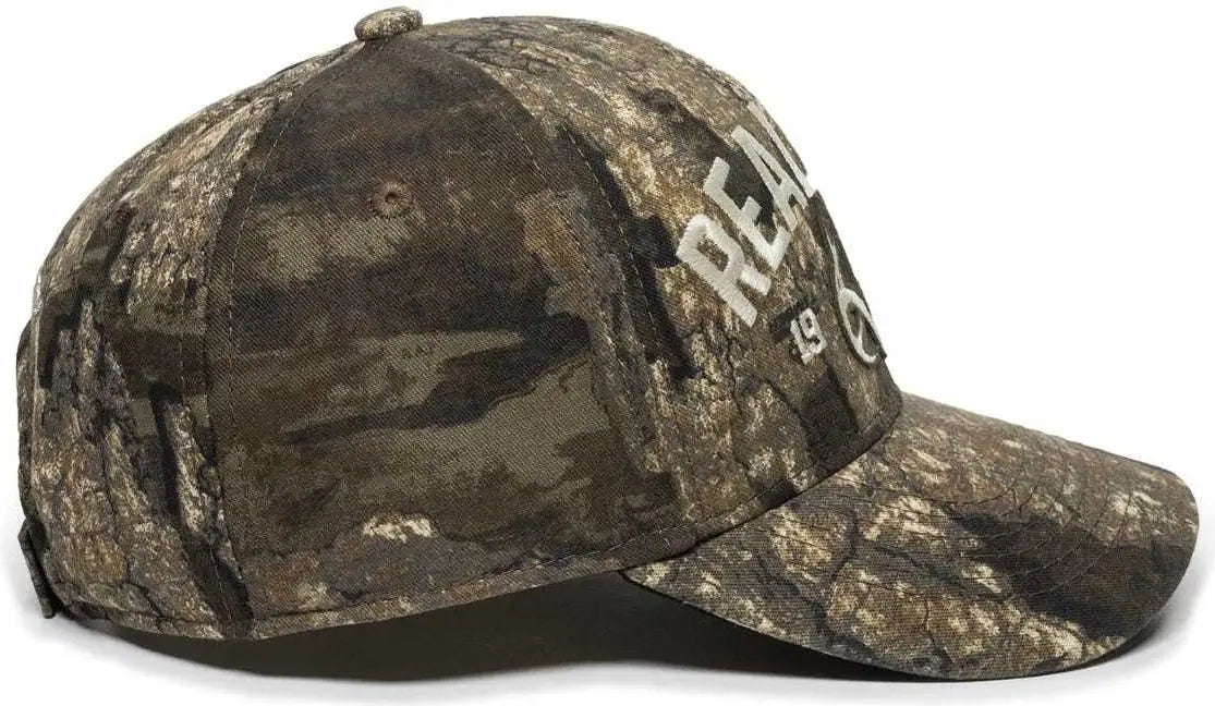 OC Sports RT23A Mid Crown Structered Cap - Realtree Timber - Realtree / 6 7/8’’ - 7 1/2’’