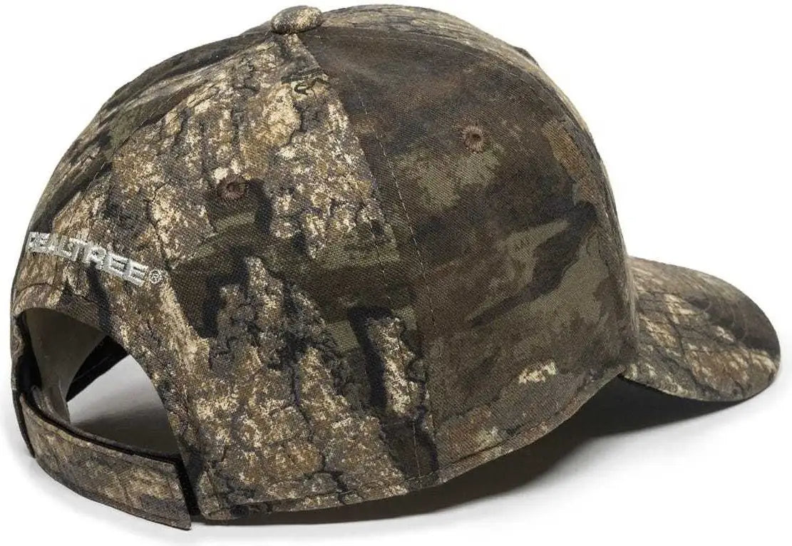 OC Sports RT23A Mid Crown Structered Cap - Realtree Timber - Realtree / 6 7/8’’ - 7 1/2’’