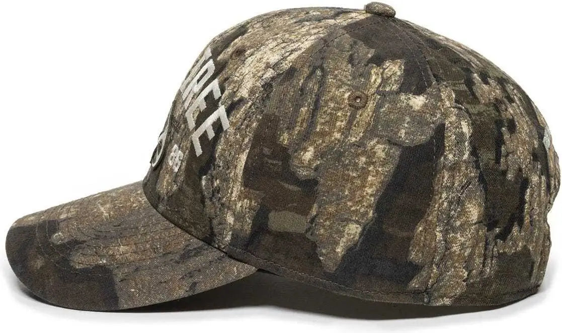 OC Sports RT23A Mid Crown Structered Cap - Realtree Timber - Realtree / 6 7/8’’ - 7 1/2’’