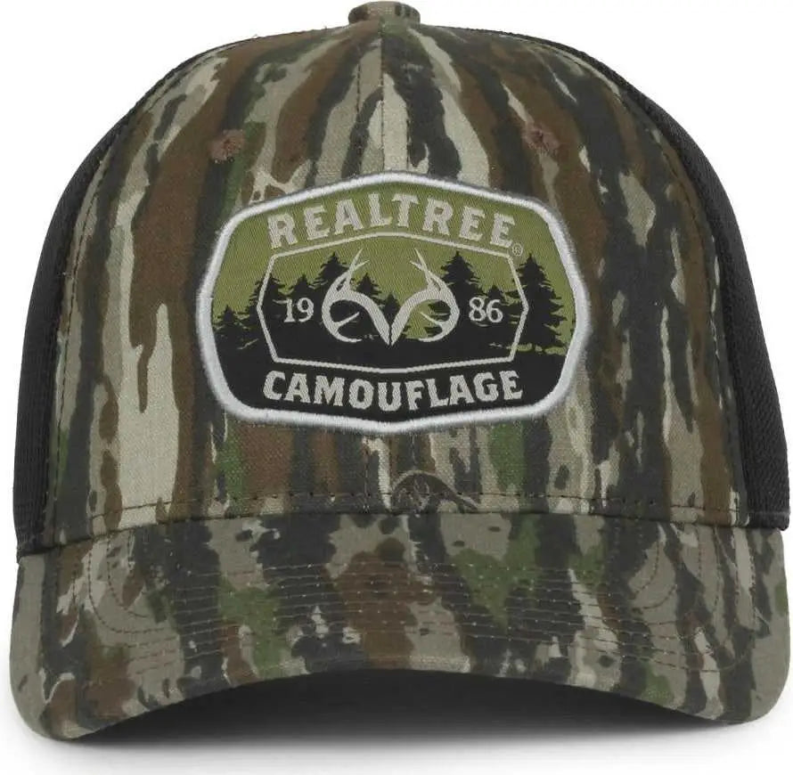OC Sports RT89 Realtree Original Camo Cap - Realtree Original Black - Realtree Black / OSFM
