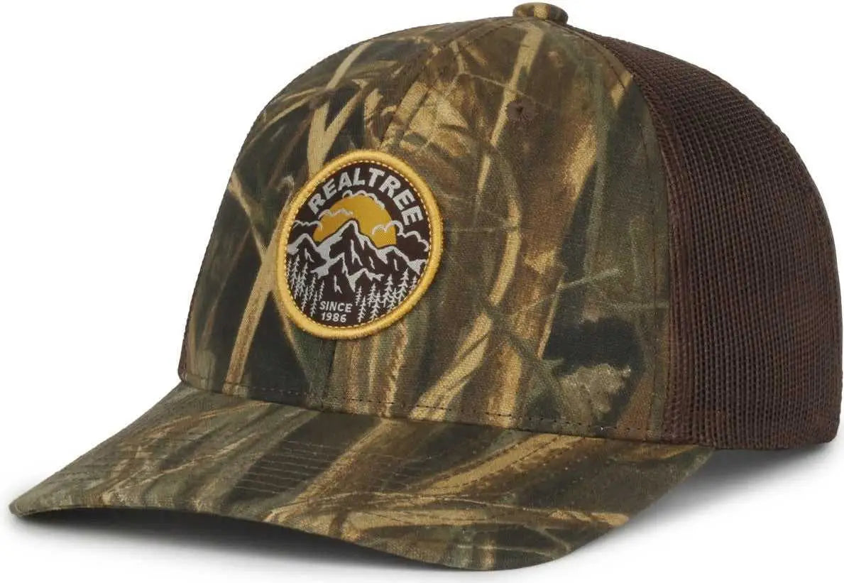 OC Sports RT90 Realtree Waterfowl Pattern Cap - Realtree Max 7 Brown - Realtree Brown / OSFM