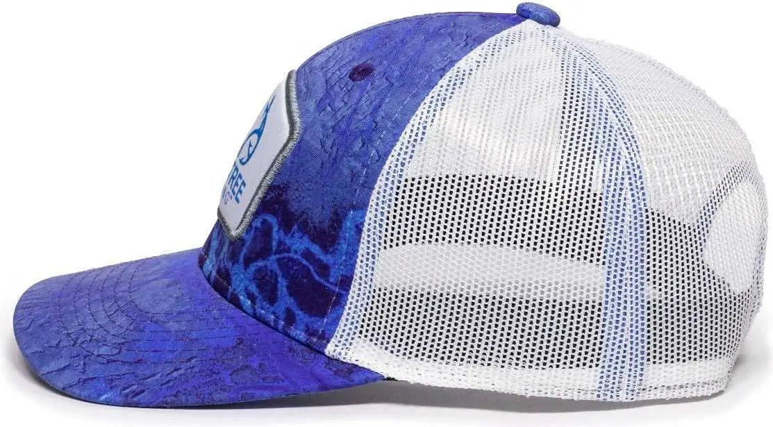 OC Sports RTF03A Realtree Series Cap - Realtree Fishing Wav3 White - Realtree White / 6 7/8’’ - 7 1/2’’