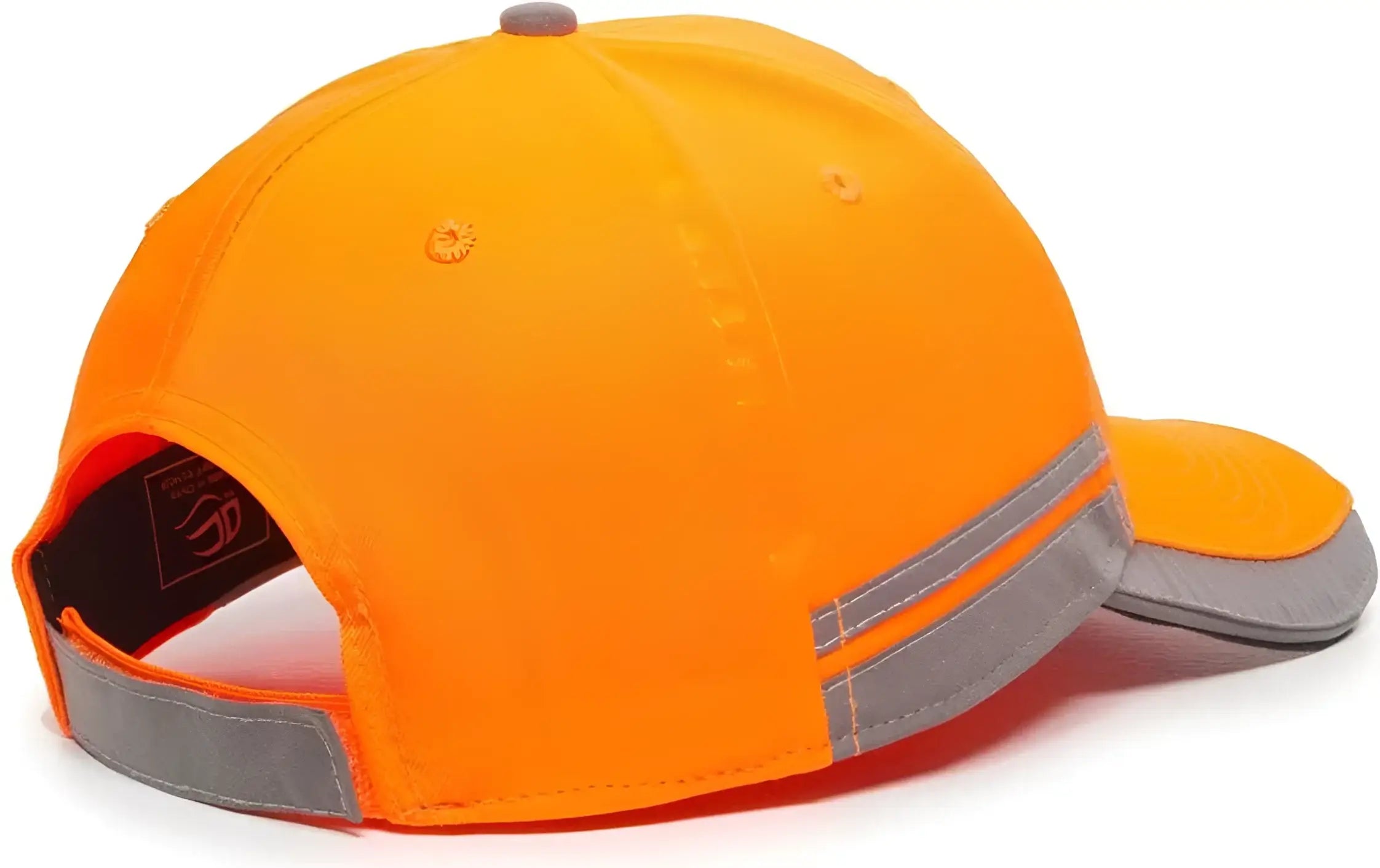 OC Sports SAF-201 Adjustable Cap that is Easily Visible - Blaze - Blaze / 6 7/8’’ - 7 1/2’’