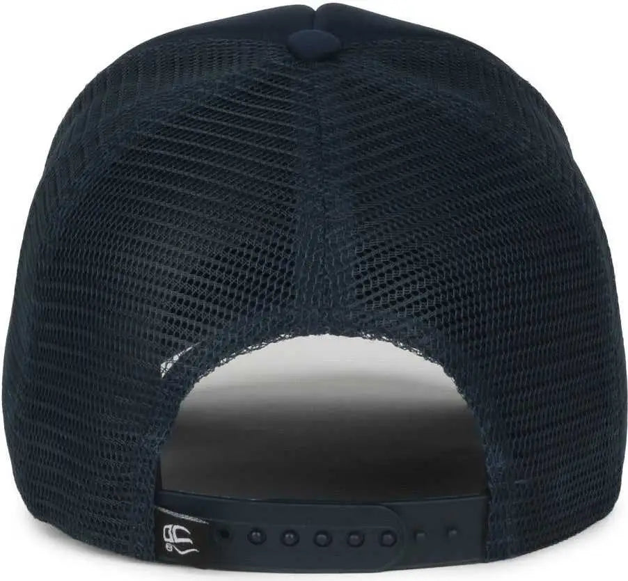 OC Sports SE-FOAM Special Edition Embroidered Foam Mesh Trucker with Cords Cap - Navy Navy - Navy / OSFM