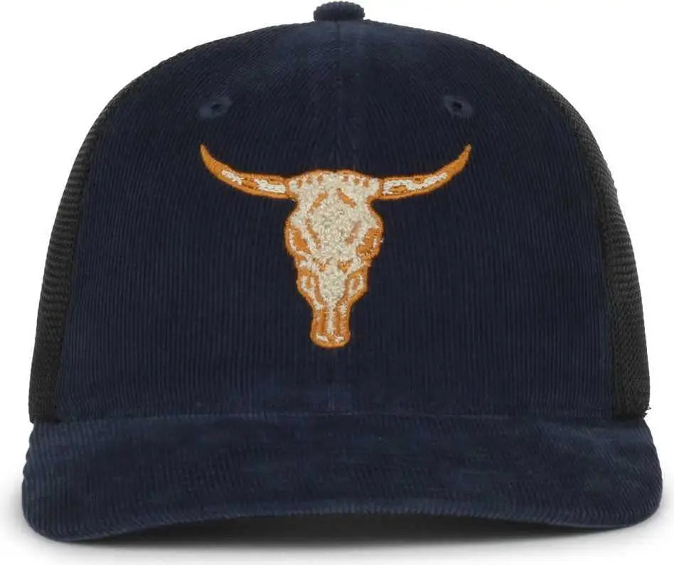 OC Sports SKULL01 Scull series Cap - Navy Black - Navy Black / 6 7/8’’ - 7 1/2’’