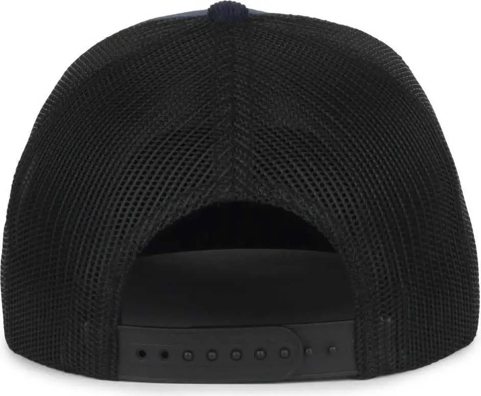 OC Sports SKULL01 Scull series Cap - Navy Black - Navy Black / 6 7/8’’ - 7 1/2’’