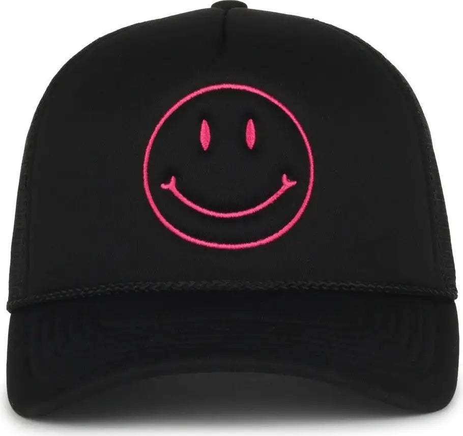 OC Sports SMILE01 Smile Series Cap - Black Black - Black / 6 7/8’’ - 7 1/2’’