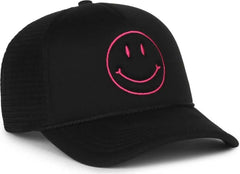 OC Sports SMILE01 Smile Series Cap - Black Black - Black / 6 7/8’’ - 7 1/2’’