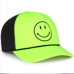 OC Sports SMILE01 Smile Series Cap - Yellow Black - Yellow Black / 6 7/8’’ - 7 1/2’’