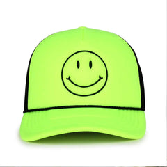 OC Sports SMILE01 Smile Series Cap - Yellow Black - Yellow Black / 6 7/8’’ - 7 1/2’’