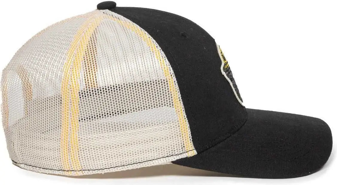 OC Sports SMOKEY01 Smokey Bear Series Cap - Black Putty - Black Putty / OSFM