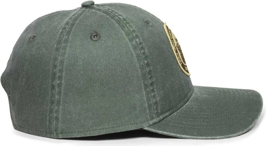 OC Sports SMOKEY02 Smokey Bear Series Cap - Dark Green - Dark Green / OSFM