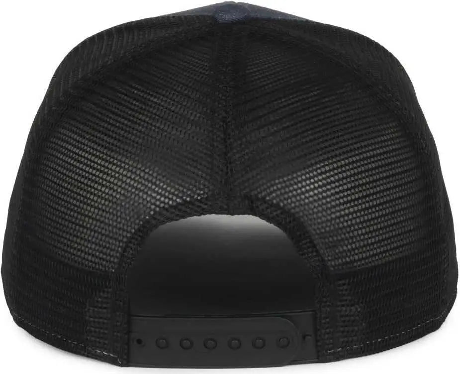 OC Sports SQUATCH05 Squartch Series Cap - Heathered Navy Black - Navy Black / 6 7/8’’ - 7 1/2’’