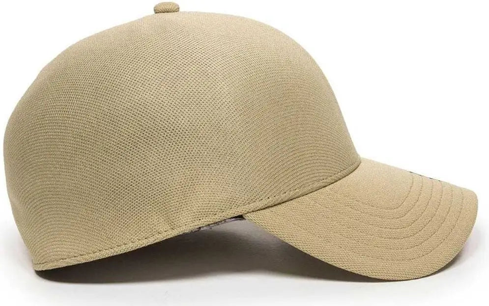 OC Sports STRIKE Flexible Fitting Cap - Khaki - Khaki / 7 1/4’’ - 7 5/8’’